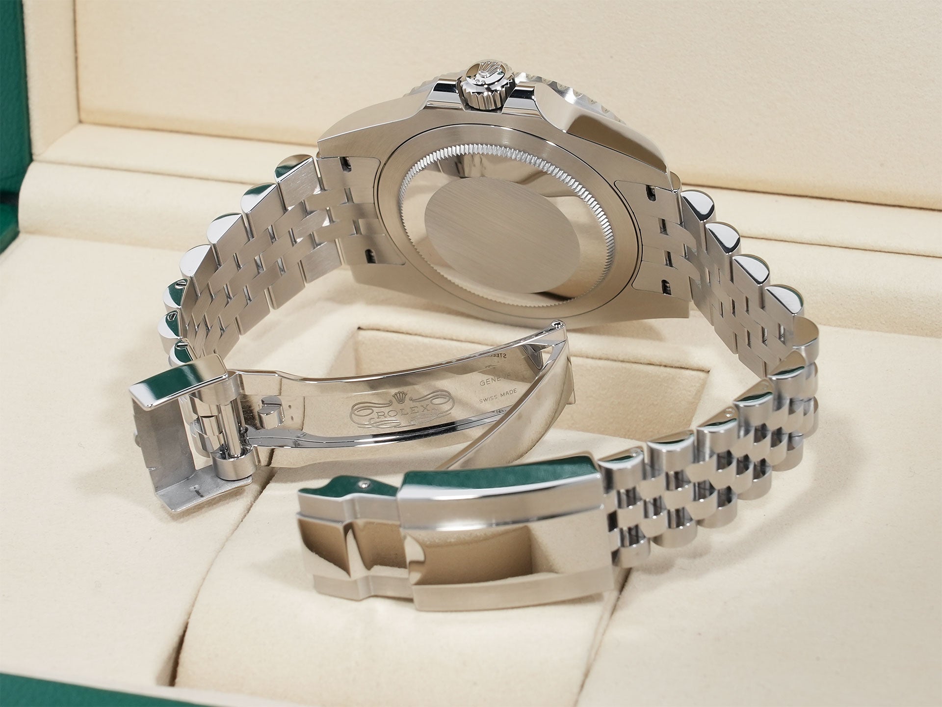 Rolex GMT-Master II Ref. 126710BLRO Stainless Steel Black Dial Jubilee Bracelet Used eekvujfa