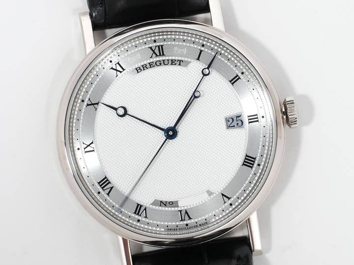 Breguet Classique Ref.5177BB/15/9V6 White Gold Silver/Guilloché Dial Excellent Used Condition u98v3mmr