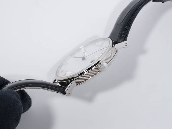 Breguet Classique Ref.5177BB/15/9V6 White Gold Silver/Guilloché Dial Excellent Used Condition u98v3mmr