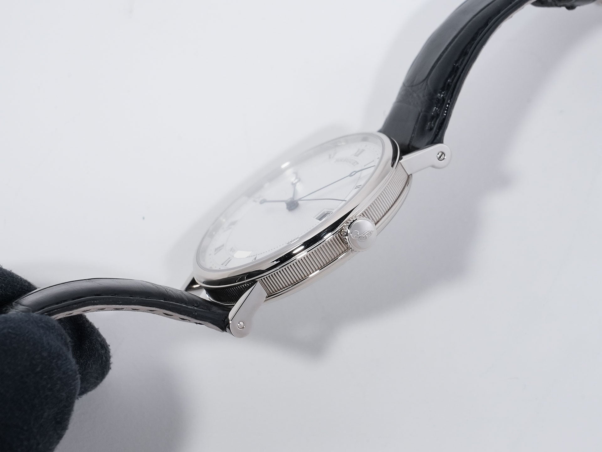 Breguet Classique Ref.5177BB/15/9V6 White Gold Silver/Guilloché Dial Excellent Used Condition u98v3mmr