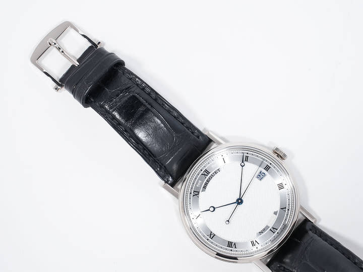 Breguet Classique Ref.5177BB/15/9V6 White Gold Silver/Guilloché Dial Excellent Used Condition u98v3mmr