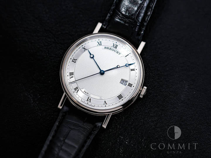 Breguet Classique Ref.5177BB/15/9V6 White Gold Silver/Guilloché Dial Excellent Used Condition u98v3mmr