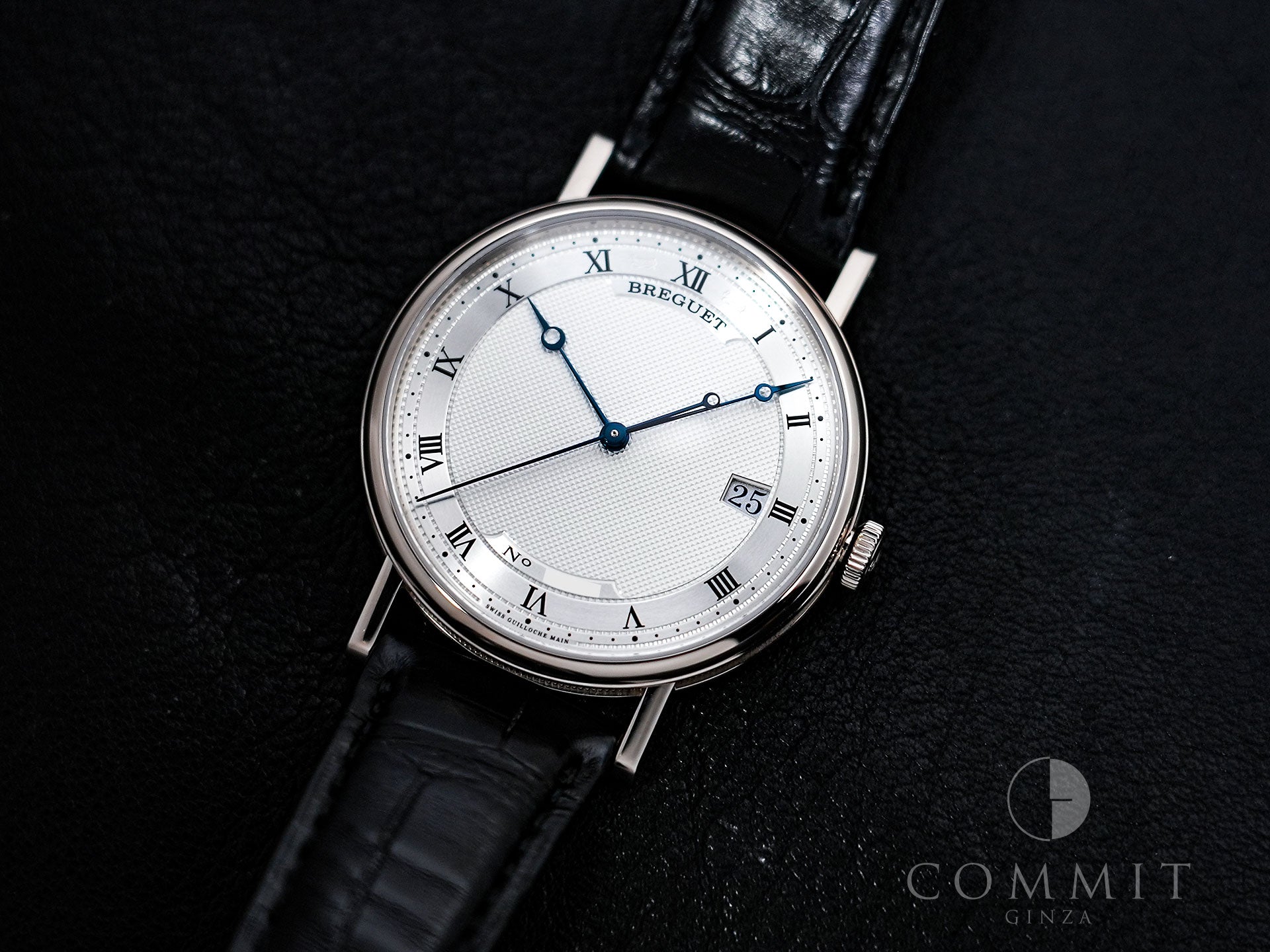 Breguet Classique Ref.5177BB/15/9V6 White Gold Silver/Guilloché Dial Excellent Used Condition u98v3mmr