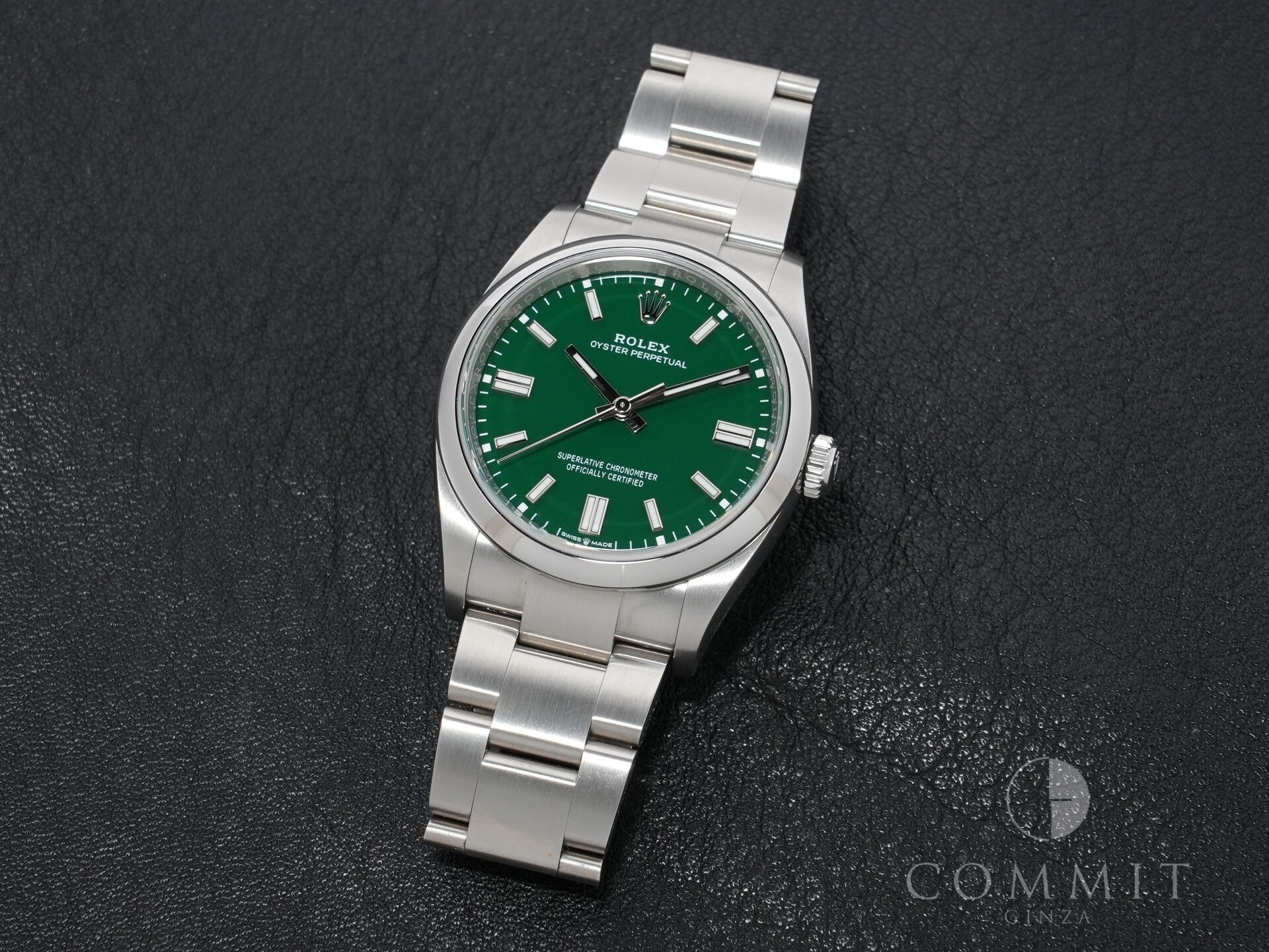 Rolex Oyster Perpetual 36 Ref. 126000 Stainless Steel Green Dial Used - Excellent xgutjnuk