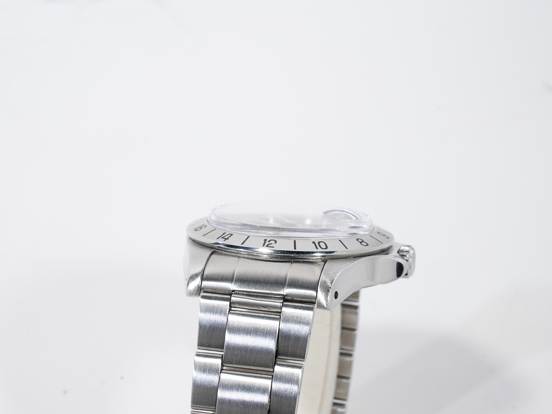ロレックス エクスプローラーII Ref.1655 ステンレススチール ブラック文字盤 オイスターブレスレット 中古 d6ff8iig