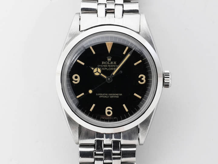 Rolex Explorer I Ref.1016 Stainless Steel Black Dial Used o7kscfes
