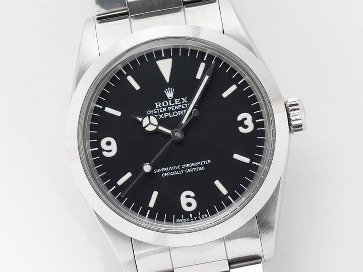 ロレックス エクスプローラーI Ref.1016 ステンレススチール ブラック文字盤 中古 agzfcc7h