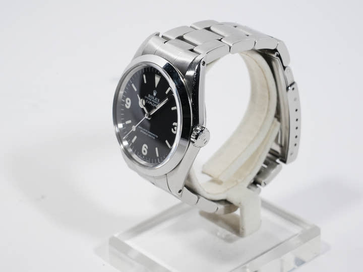 ロレックス エクスプローラーI Ref.1016 ステンレススチール ブラック文字盤 中古 agzfcc7h