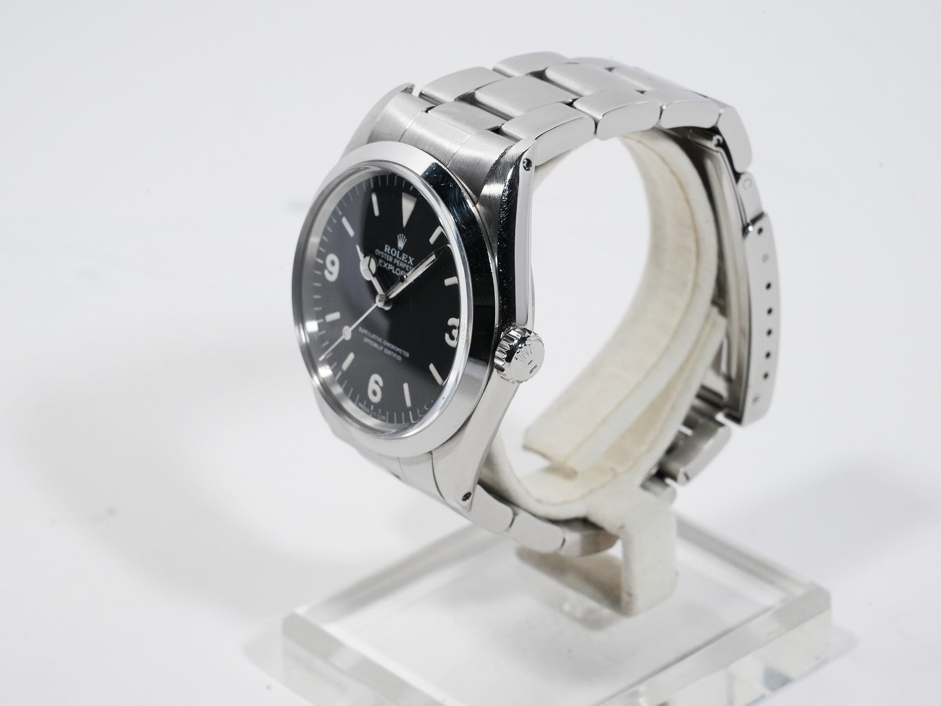 ロレックス エクスプローラーI Ref.1016 ステンレススチール ブラック文字盤 中古 agzfcc7h