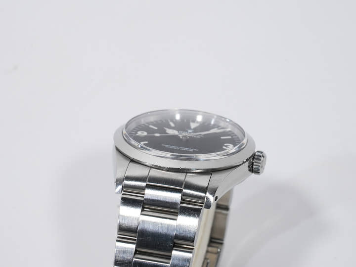 ロレックス エクスプローラーI Ref.1016 ステンレススチール ブラック文字盤 中古 agzfcc7h