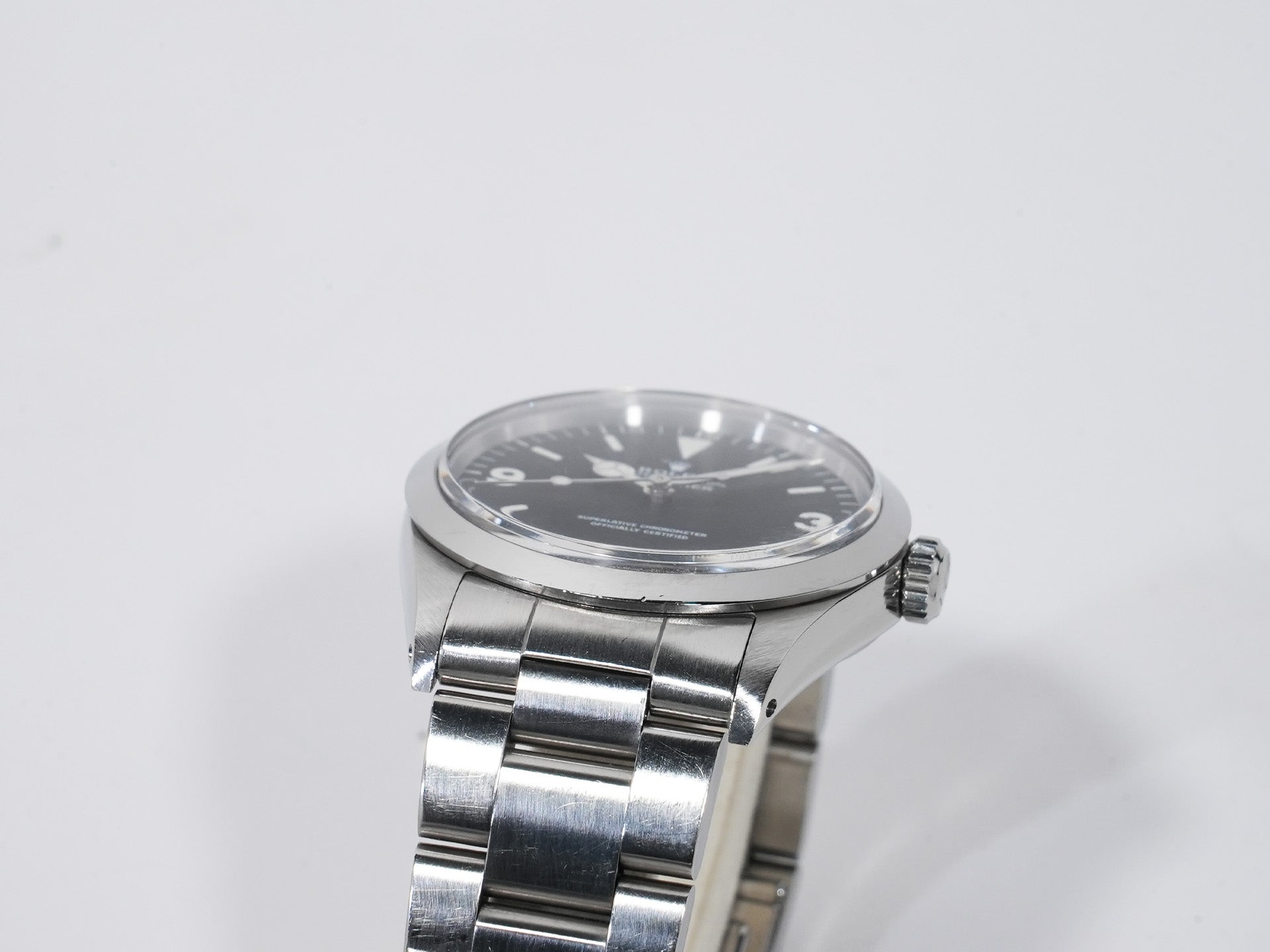 ロレックス エクスプローラーI Ref.1016 ステンレススチール ブラック文字盤 中古 agzfcc7h