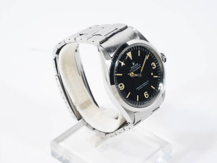 ロレックス エクスプローラーI Ref.1016 ステンレススチール ブラック文字盤 中古 abtr5hfh
