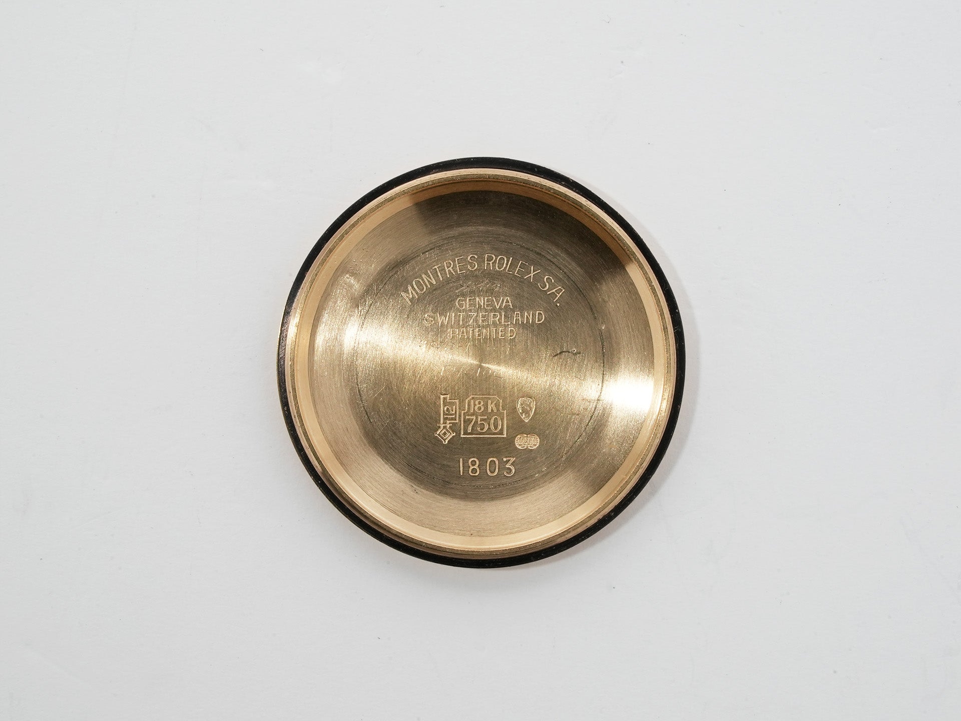 ロレックス デイデイト36 Ref.1803 イエローゴールド ブラック文字盤 中古 ir8h2xmd