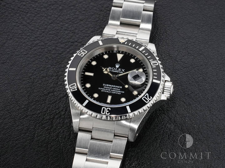 Rolex Submariner Date Ref. 16610 Stainless Steel Black Dial Used ix274fpa