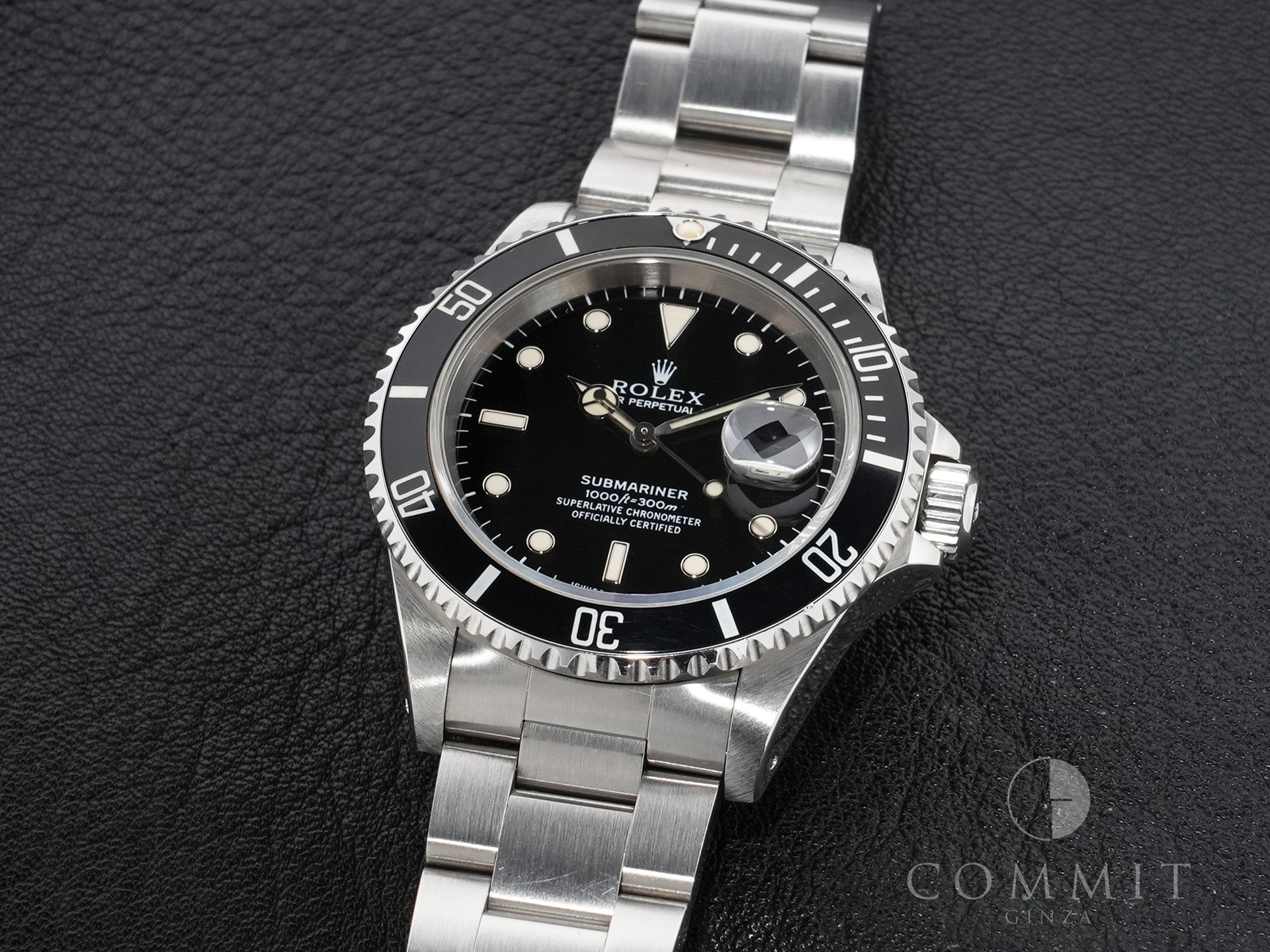 Rolex Submariner Date Ref. 16610 Stainless Steel Black Dial Used ix274fpa