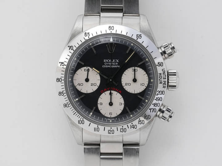 ロレックス デイトナ Ref.6265 ステンレススチール ブラック文字盤 中古 ujcu24vh