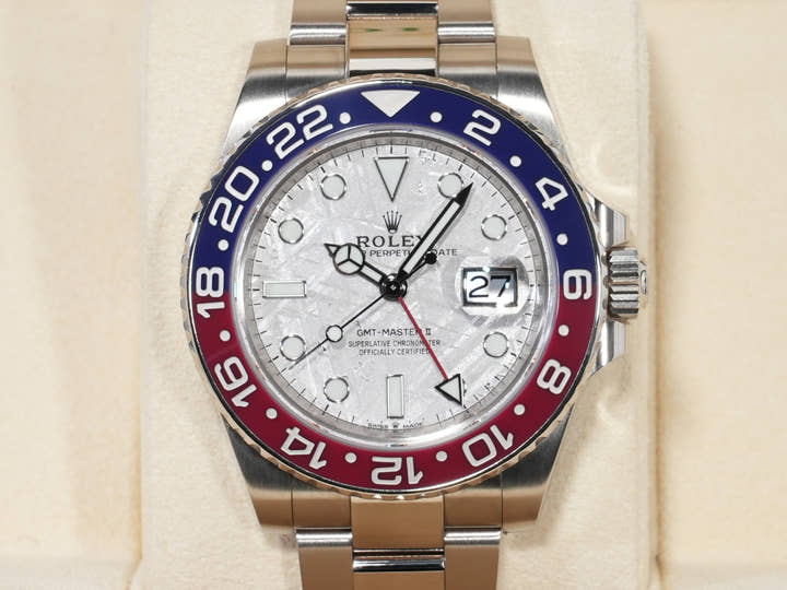 ROLEX GMT-Master II Ref.126719BLRO White Gold Meteorite Dial Oyster Bracelet Pre-owned utxfiuz2