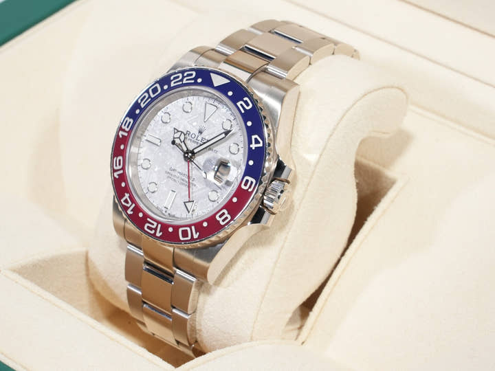 ROLEX GMT-Master II Ref.126719BLRO White Gold Meteorite Dial Oyster Bracelet Pre-owned utxfiuz2