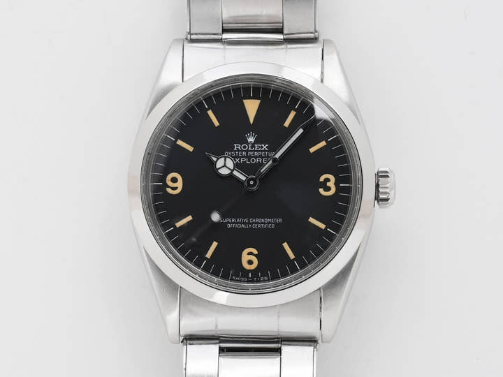 Rolex Explorer I Ref. 1016 Stainless Steel Black Dial Used uykq2jbp