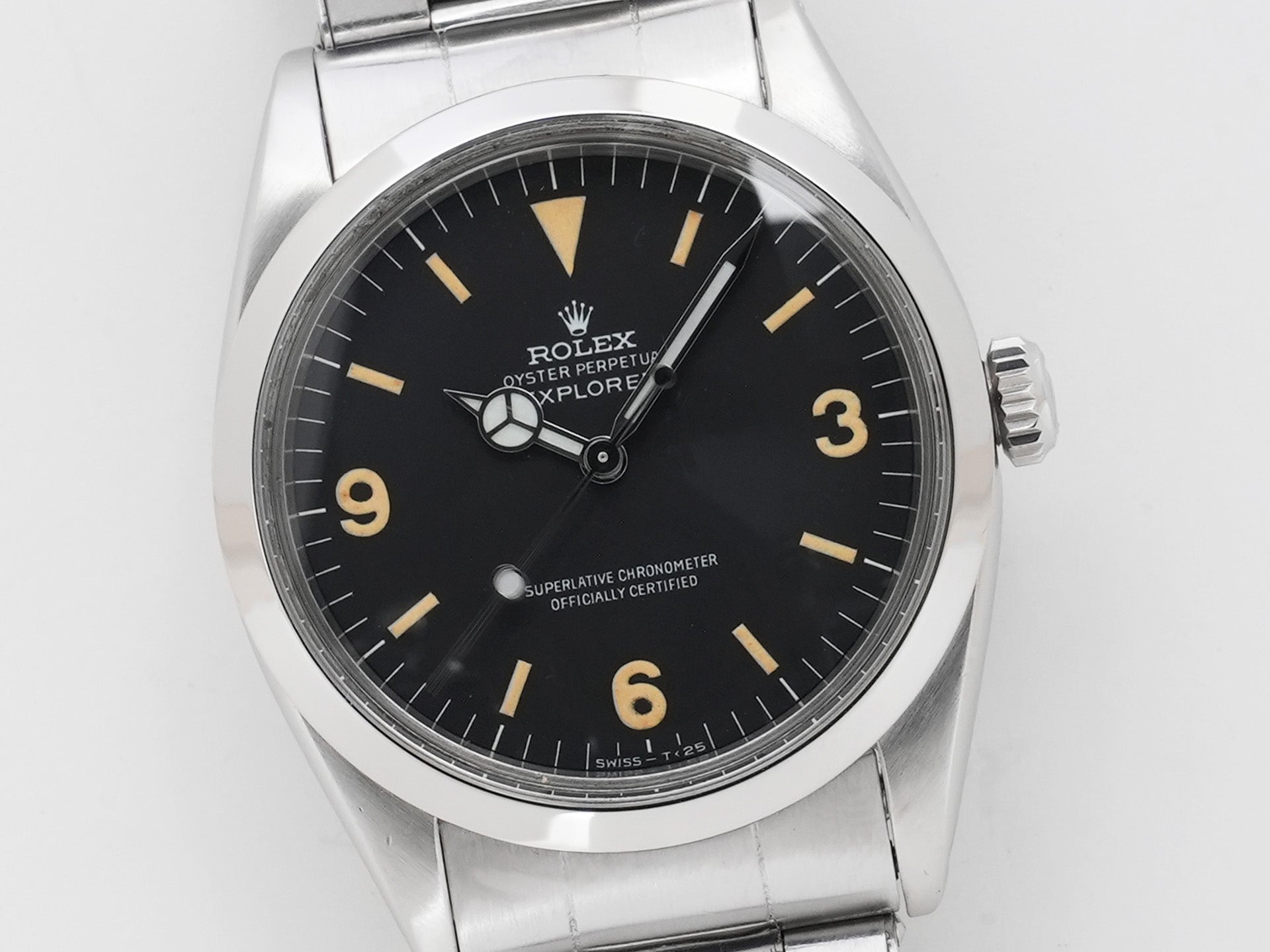 Rolex Explorer I Ref. 1016 Stainless Steel Black Dial Used uykq2jbp