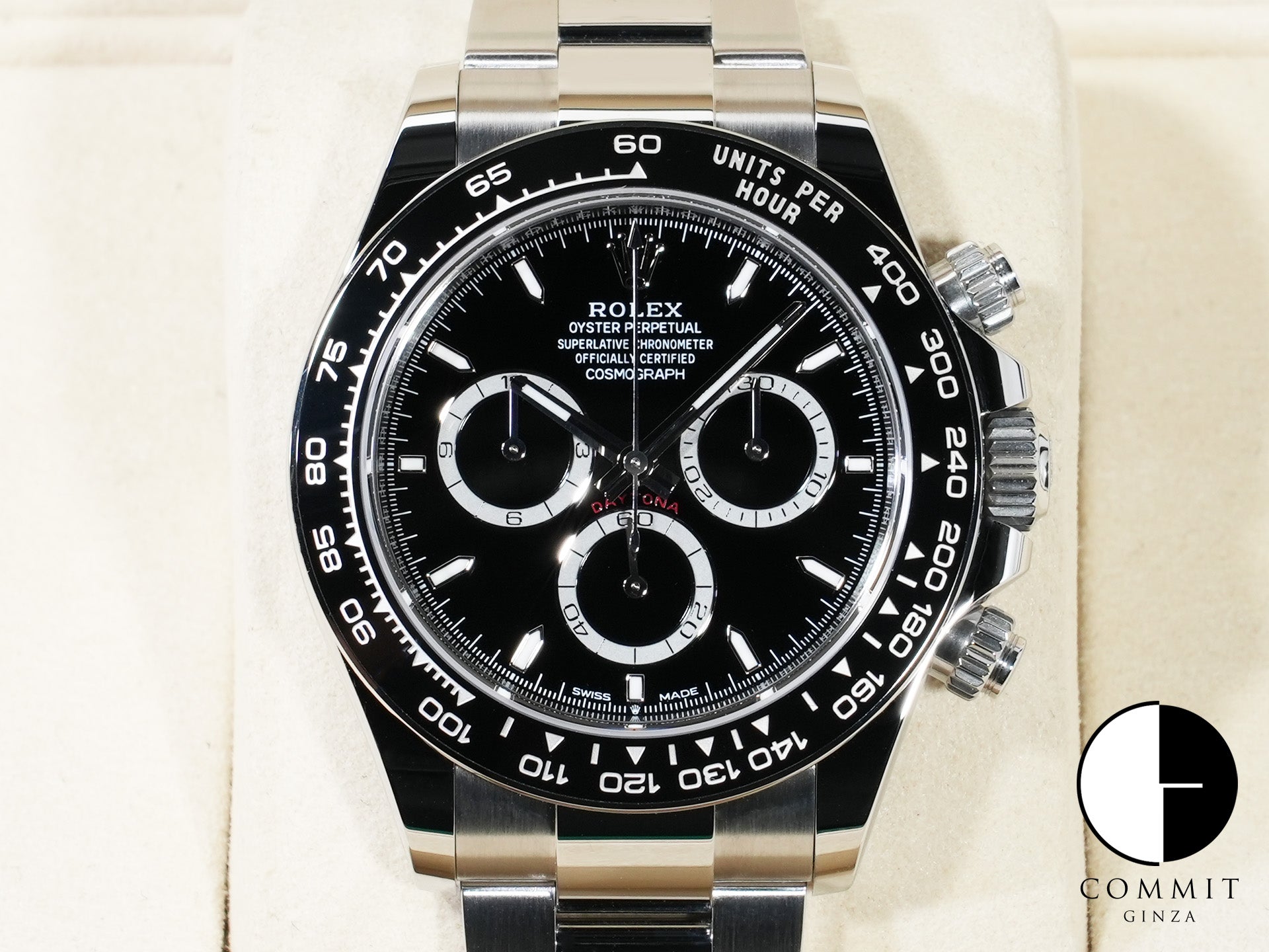 ロレックス デイトナ Ref.126500LN ステンレススチール ブラック文字盤 未使用 rtwjfi4b