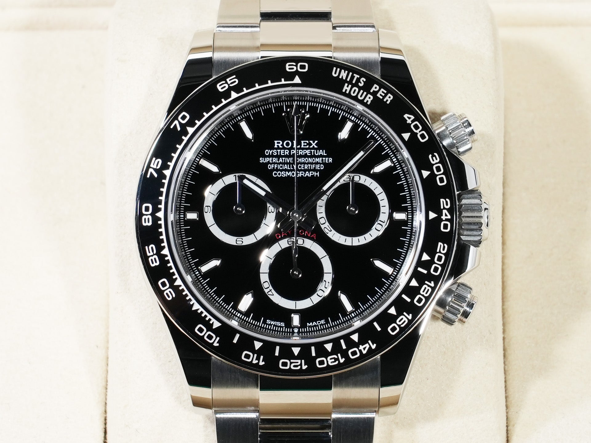 ロレックス デイトナ Ref.126500LN ステンレススチール ブラック文字盤 未使用 rtwjfi4b