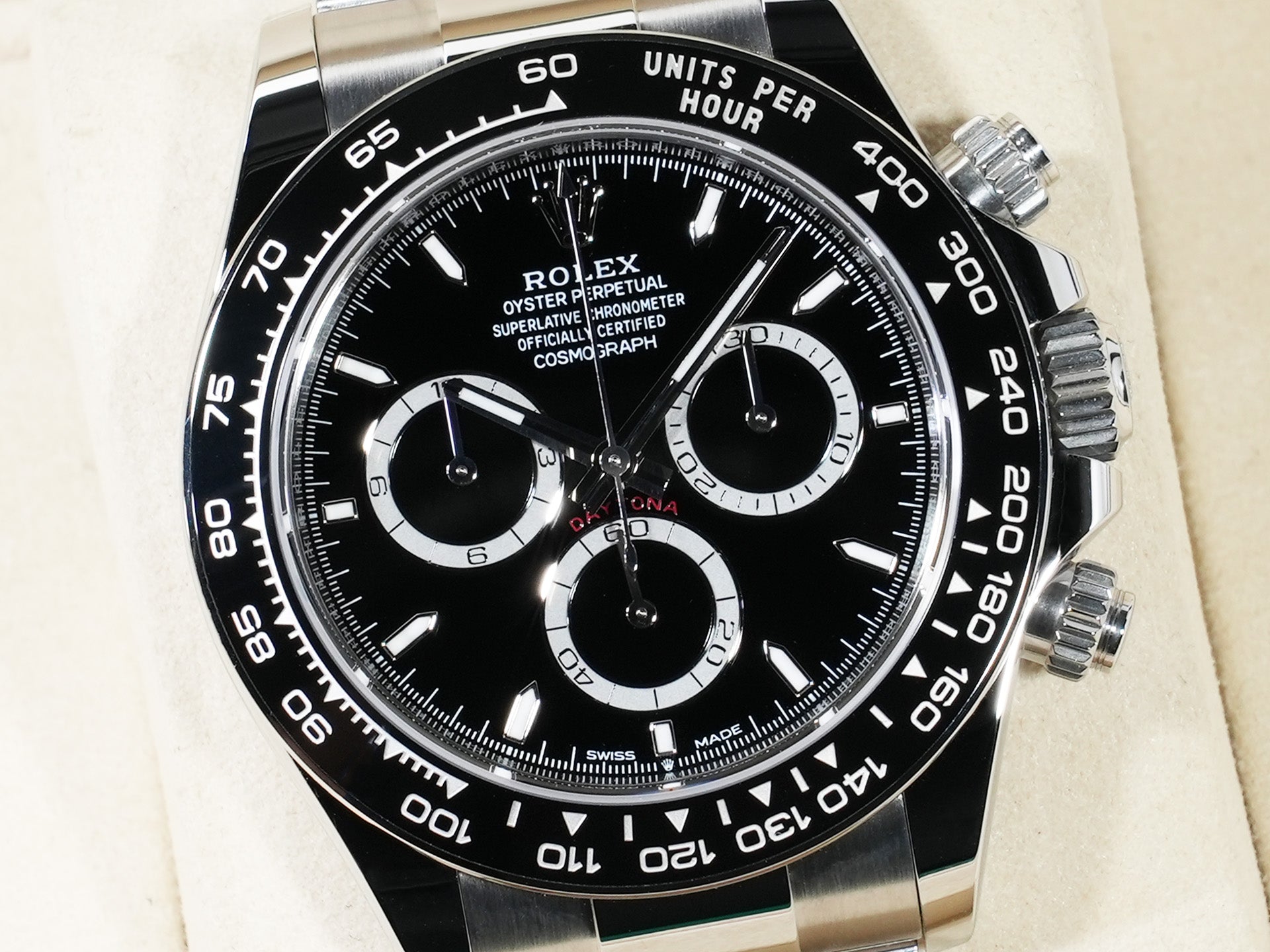 Rolex Daytona Ref. 126500LN Stainless Steel Black Dial Unused rtwjfi4b