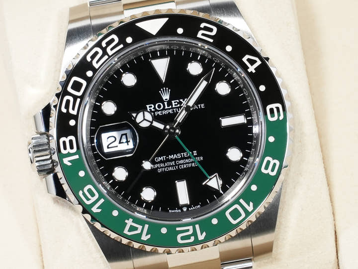Rolex GMT-Master II Ref.126720VTNR Stainless Steel Black Dial Oyster Bracelet Unused rcndgn3i