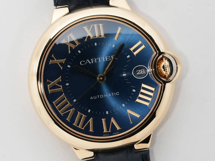 Cartier Ballon Bleu de Cartier Ref.WGBB0063 Yellow Gold Blue Dial Unused hbum2vnb