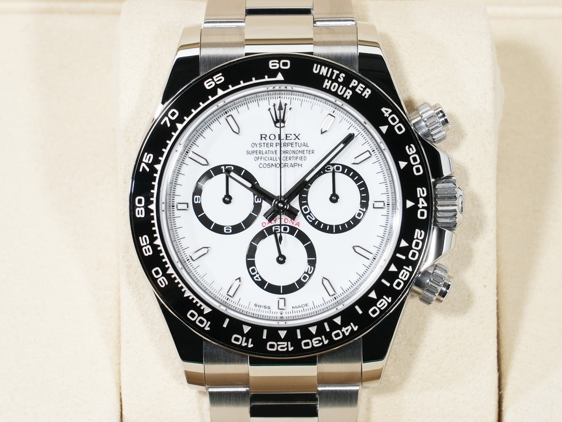 ロレックス デイトナ Ref.126500LN ステンレススチール ホワイト文字盤 美品 jskeakkj