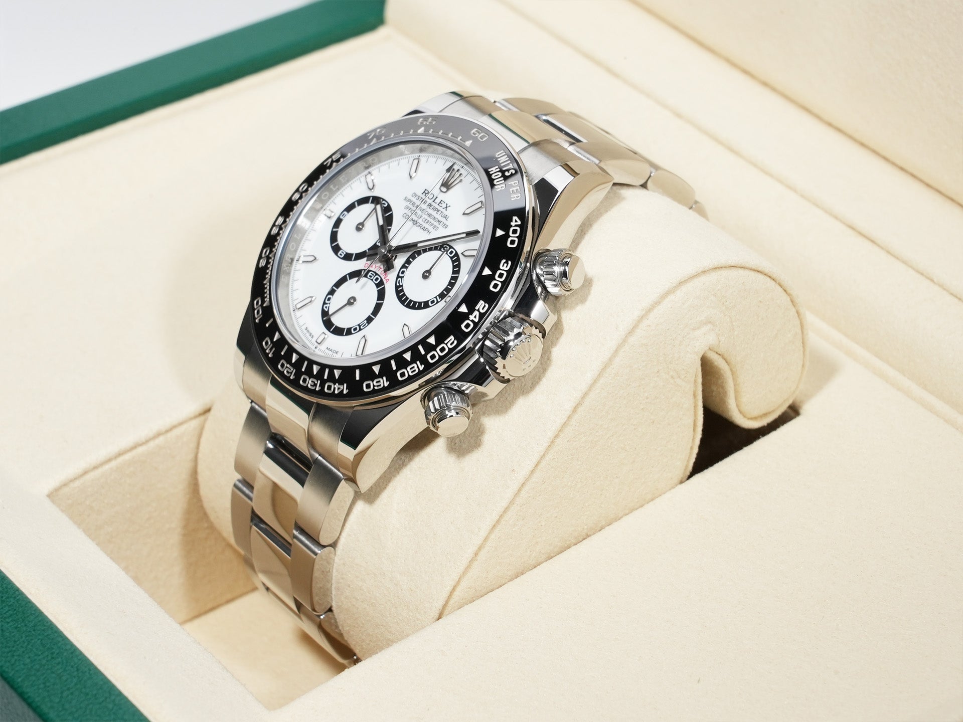 ROLEX Daytona Ref. 126500LN Stainless Steel White Dial Excellent Condition jsekakkj