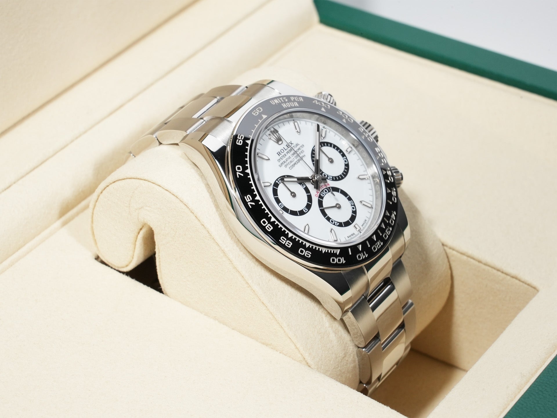 ROLEX Daytona Ref. 126500LN Stainless Steel White Dial Excellent Condition jsekakkj