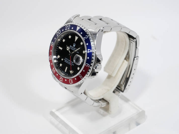 Rolex GMT-Master Ref. 16700 Stainless Steel Black Dial Oyster Bracelet Pre-owned oupui5hz