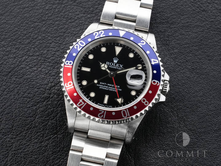 Rolex GMT-Master Ref. 16700 Stainless Steel Black Dial Oyster Bracelet Pre-owned oupui5hz