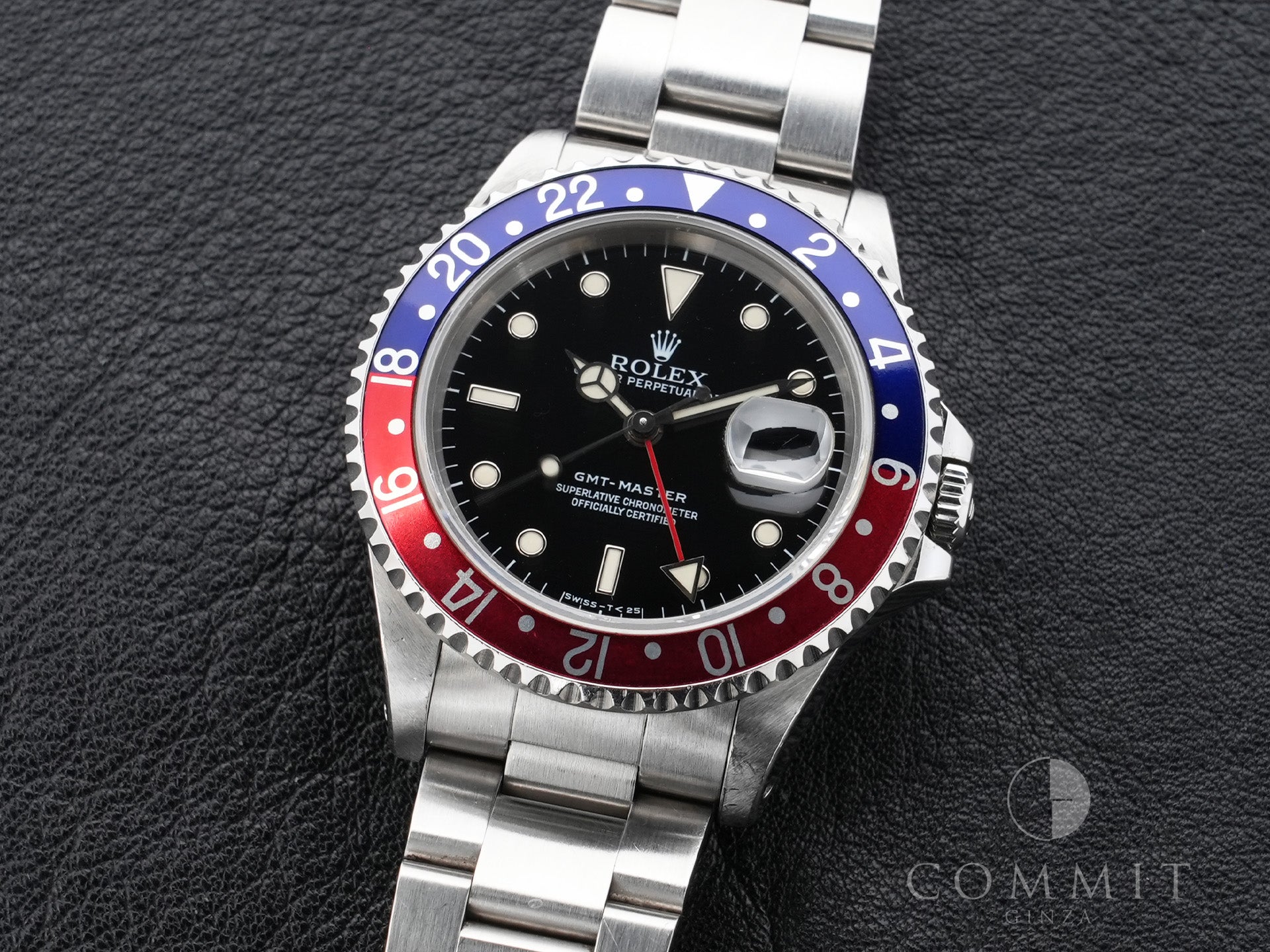 Rolex GMT-Master Ref. 16700 Stainless Steel Black Dial Oyster Bracelet Pre-owned oupui5hz