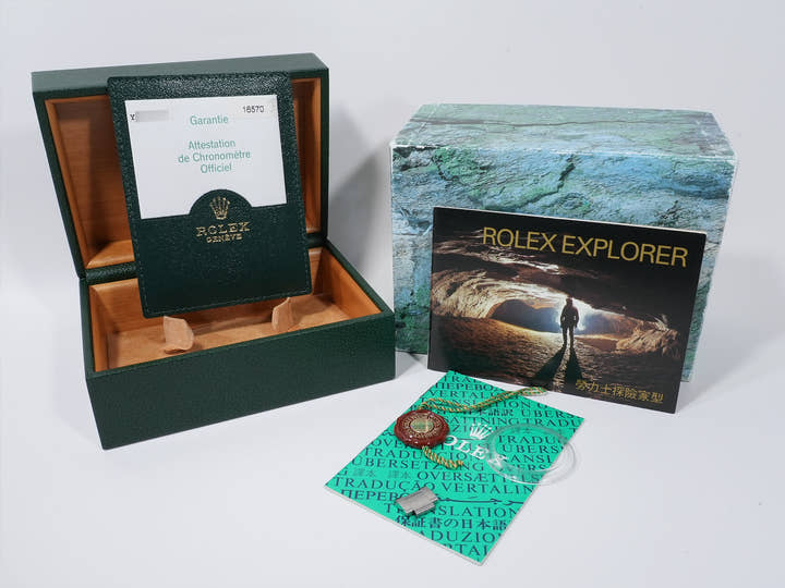 Rolex Explorer II Ref. 16570 Stainless Steel Black Dial Oyster Bracelet Used kegechg7