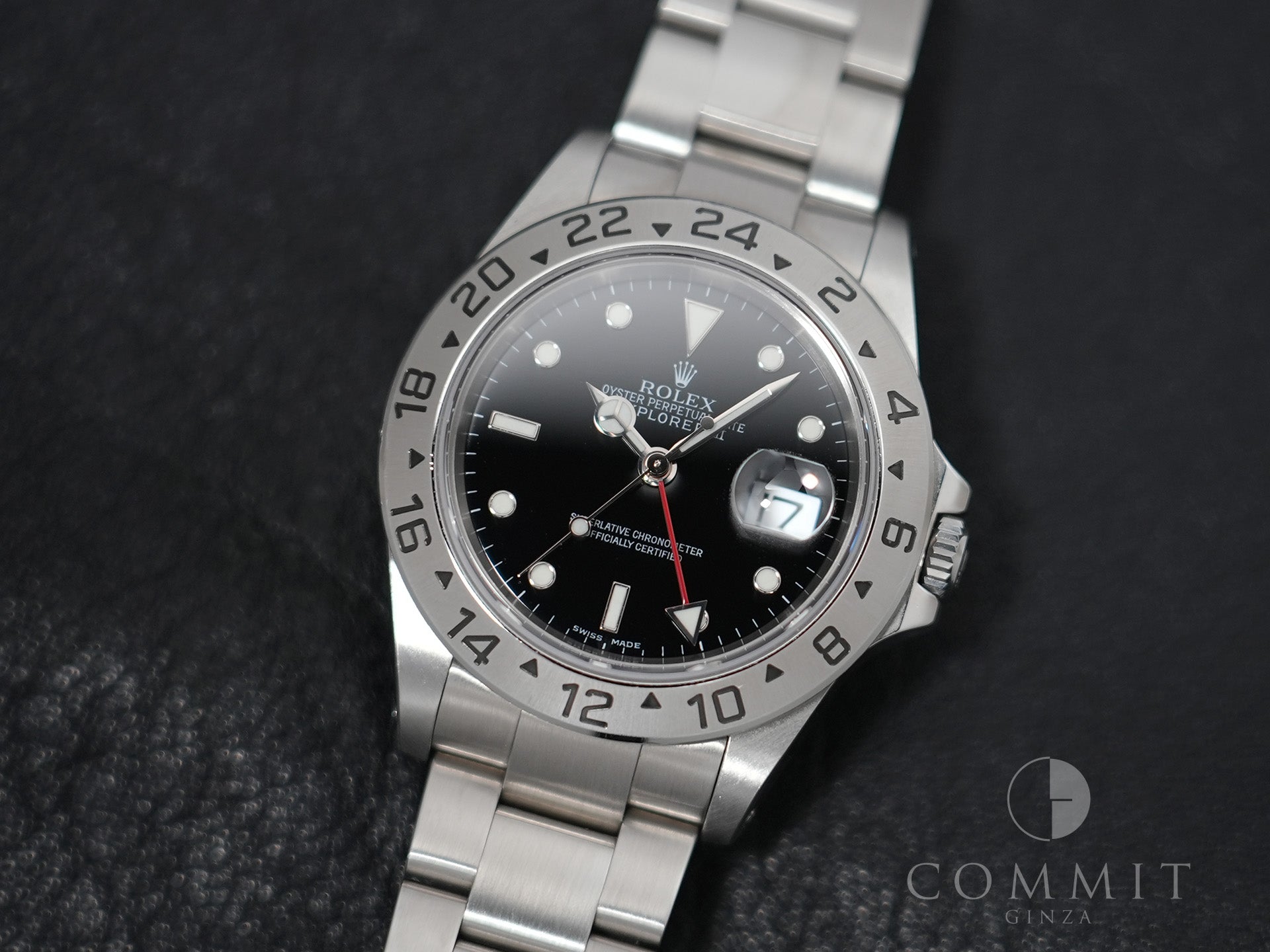 Rolex Explorer II Ref. 16570 Stainless Steel Black Dial Oyster Bracelet Used kegechg7