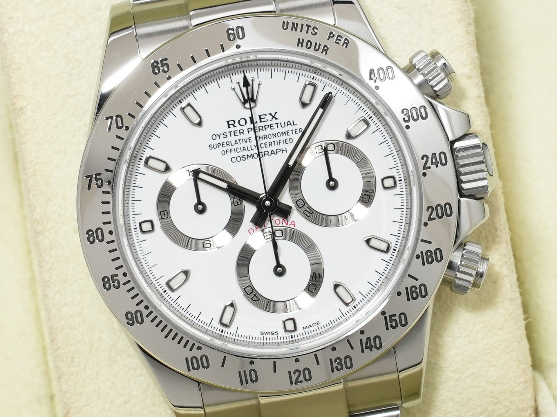 ロレックス デイトナ Ref.116520 ステンレススチール ホワイト文字盤 中古 fowwzxgv