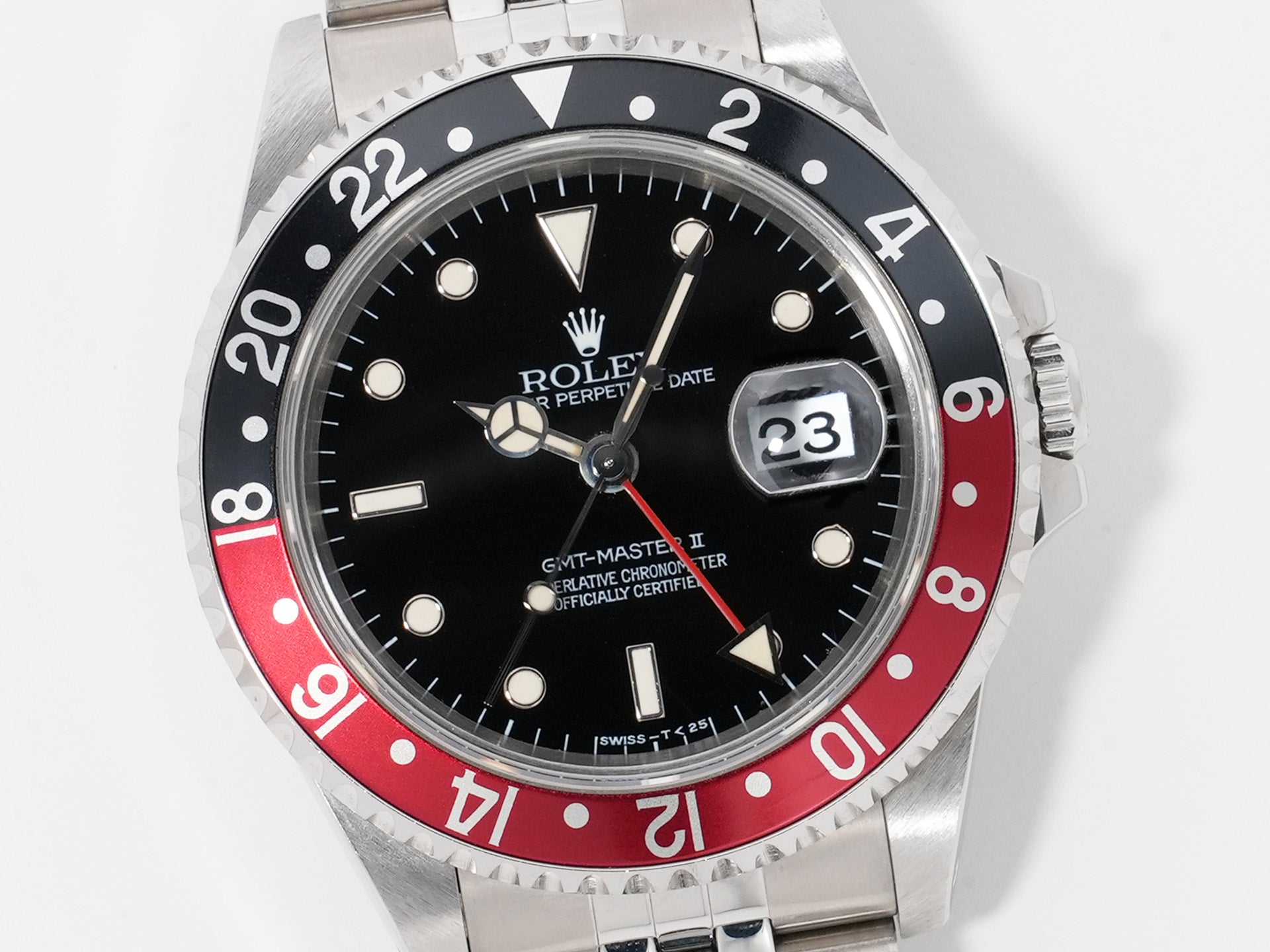 Rolex GMT-Master II Ref.16710 Stainless Steel Black Dial Jubilee Bracelet Pre-Owned u2aacffd