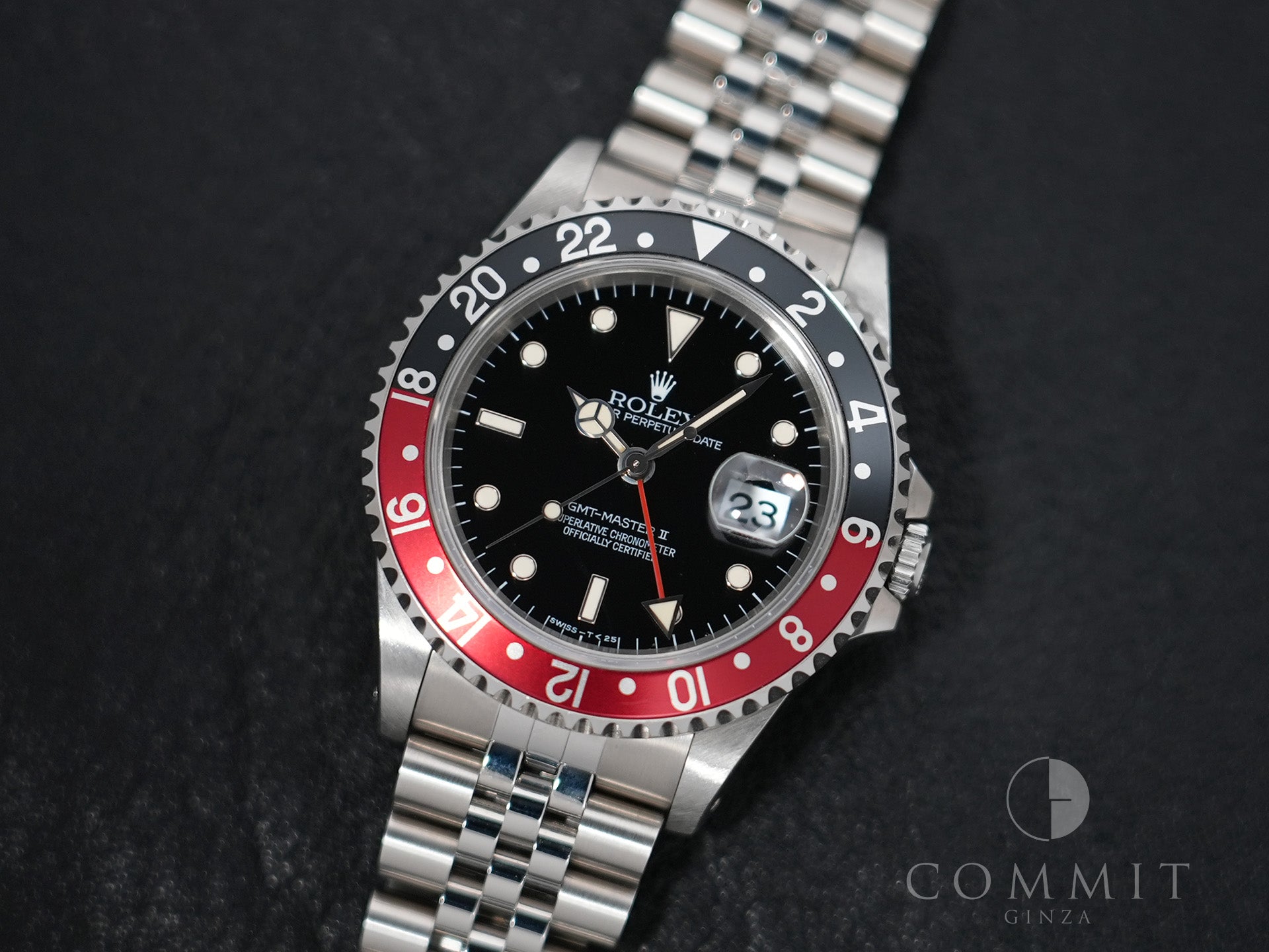 Rolex GMT-Master II Ref.16710 Stainless Steel Black Dial Jubilee Bracelet Pre-Owned u2aacffd