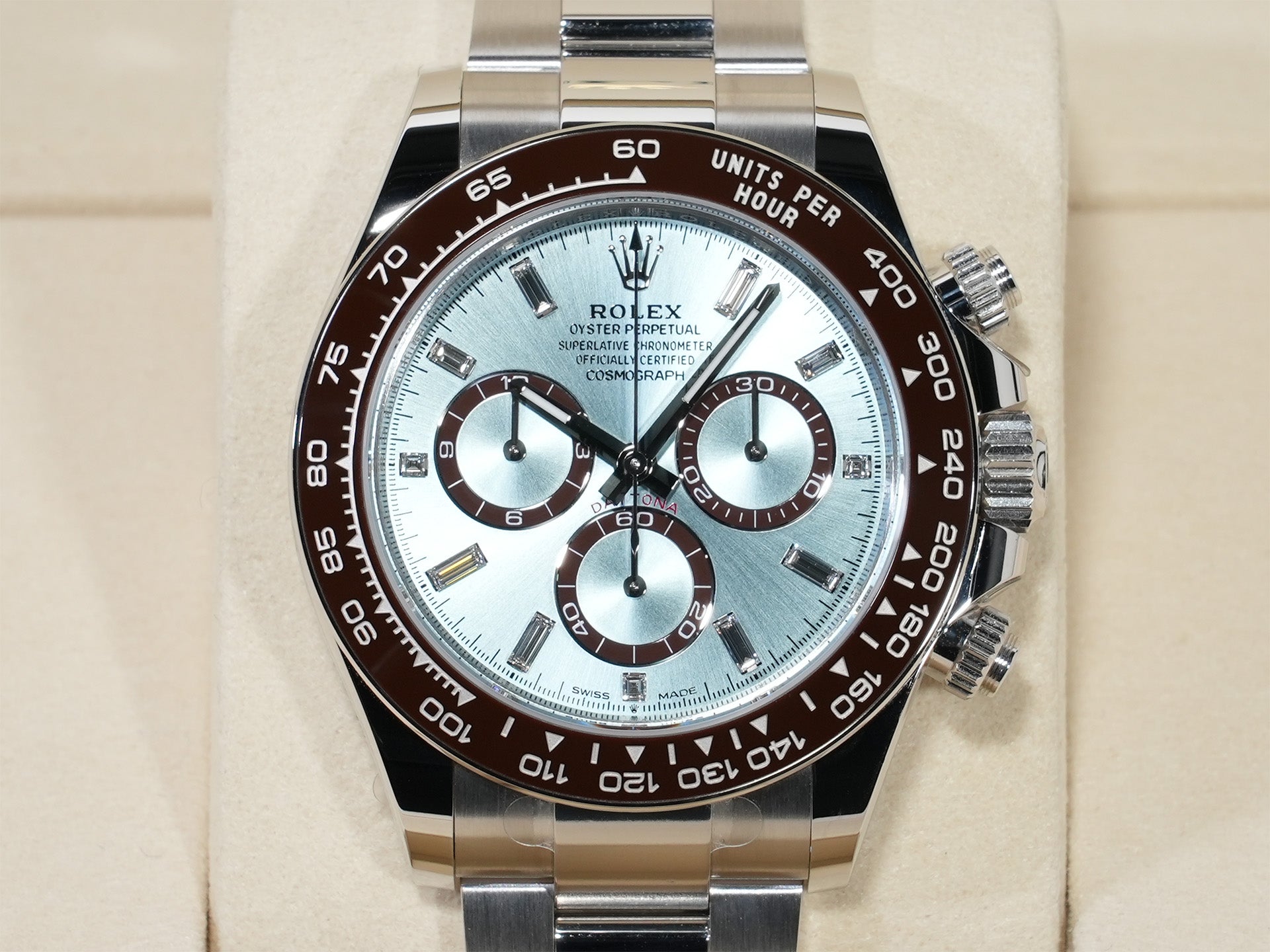 ロレックス デイトナ Ref.126506A プラチナ アイスブルーx11Pダイヤ文字盤 未使用 sc2dt5tz