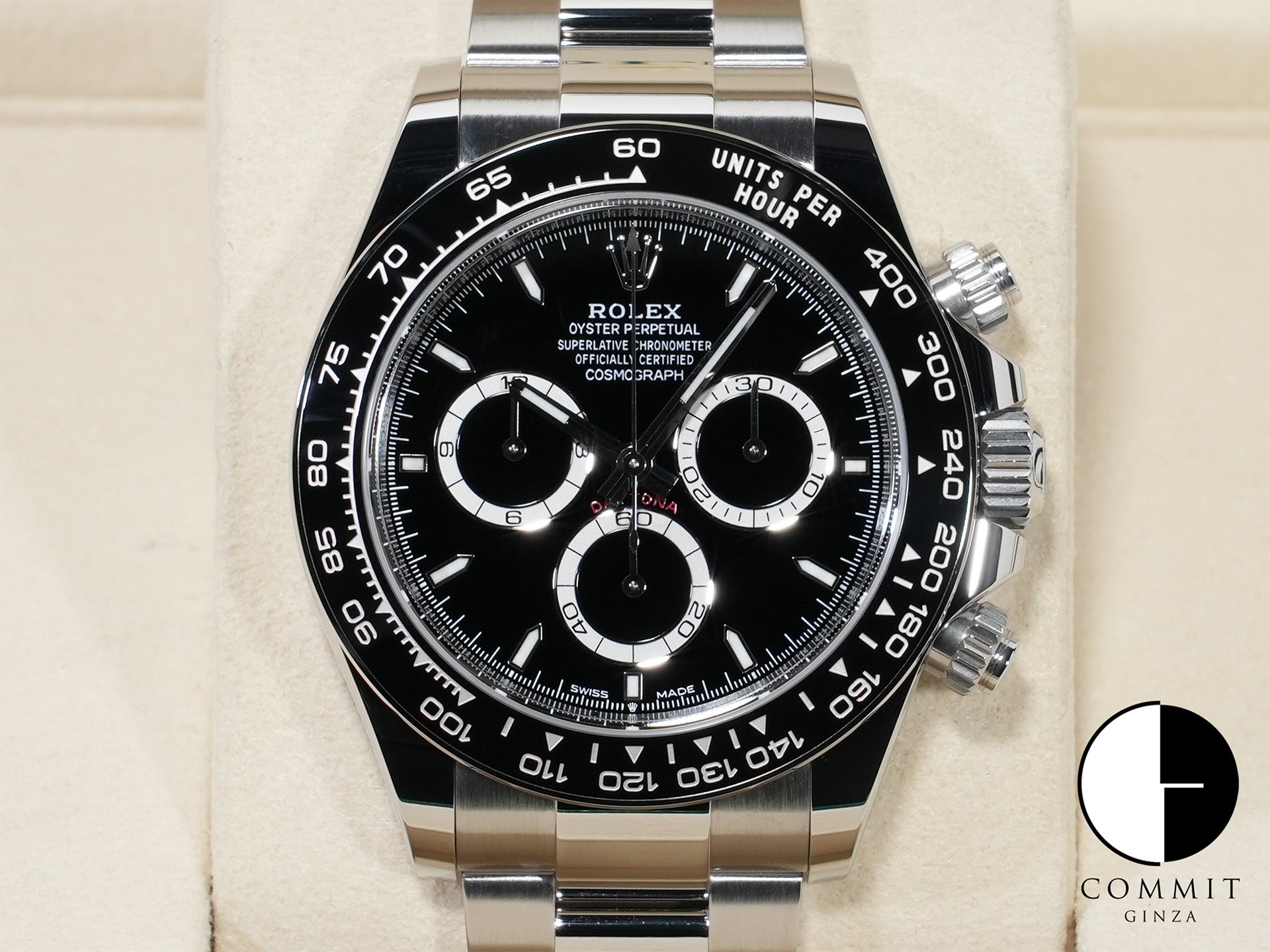 ロレックス デイトナ Ref.126500LN ステンレススチール ブラック文字盤 未使用 s94sgszr