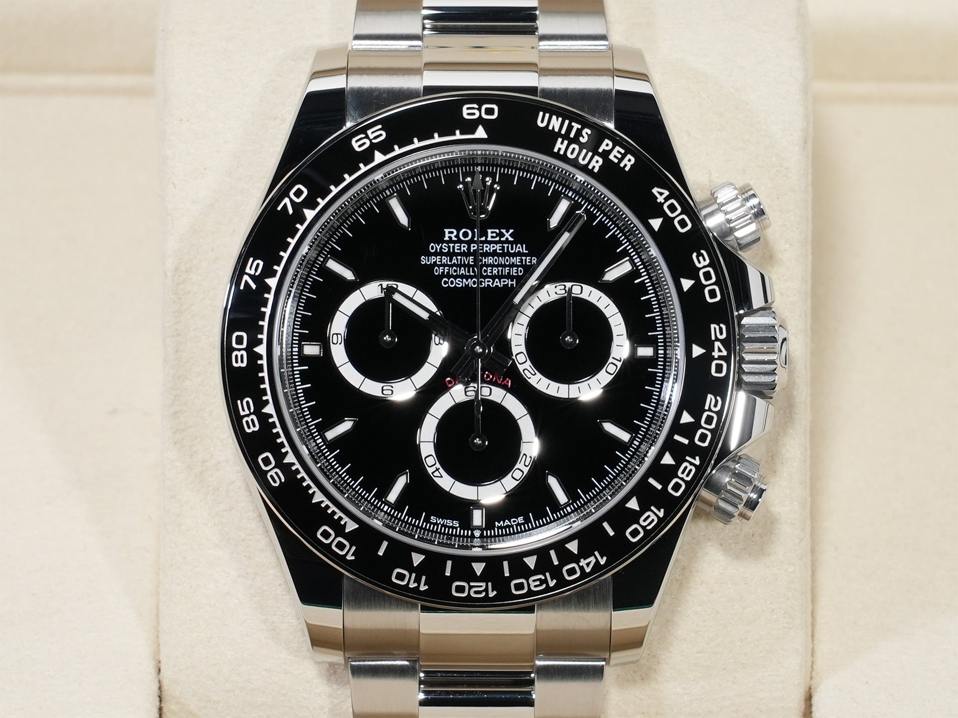 ロレックス デイトナ Ref.126500LN ステンレススチール ブラック文字盤 未使用 s94sgszr