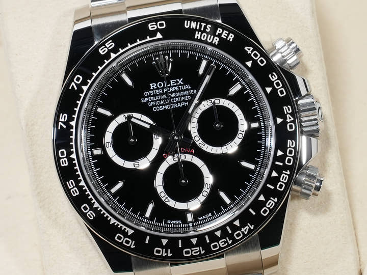 ロレックス デイトナ Ref.126500LN ステンレススチール ブラック文字盤 未使用 s94sgszr