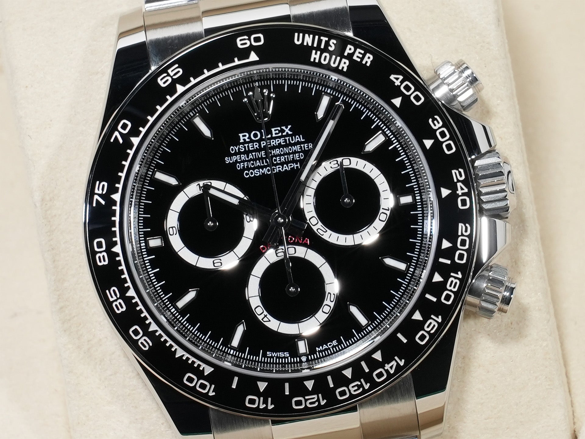 ロレックス デイトナ Ref.126500LN ステンレススチール ブラック文字盤 未使用 s94sgszr