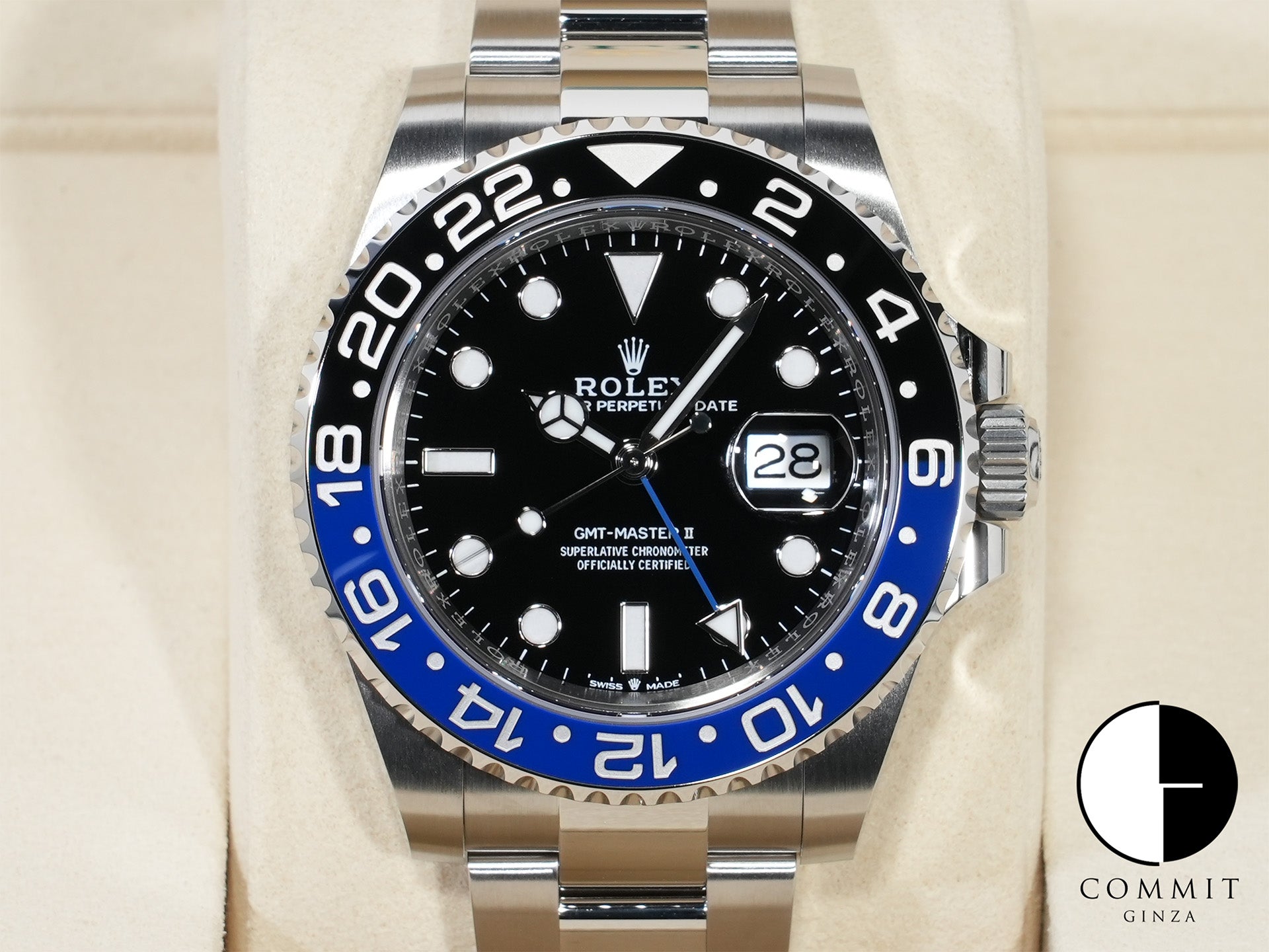 ロレックス GMTマスターII Ref.126710BLNR ステンレススチール ブラック文字盤 オイスターブレスレット 未使用 4d4pi3s9
