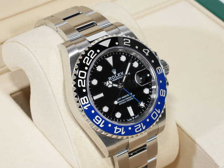 ロレックス GMTマスターII Ref.126710BLNR ステンレススチール ブラック文字盤 オイスターブレスレット 未使用 4d4pi3s9