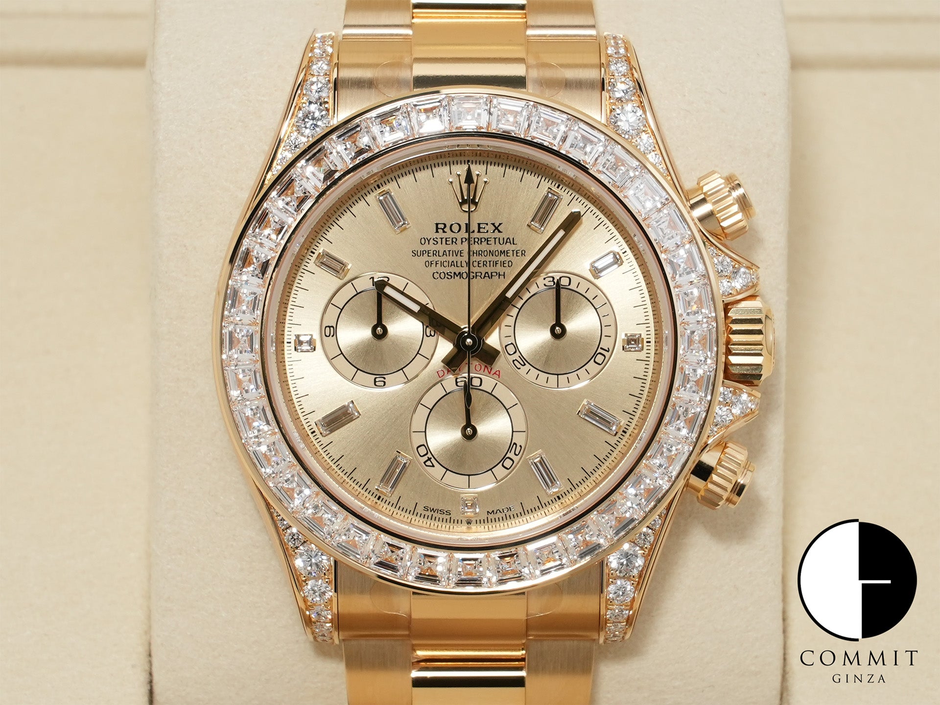 ロレックス デイトナ Ref.126598TBR イエローゴールド ゴールデンx11Pバケットダイヤ文字盤 未使用 e2wpt25j