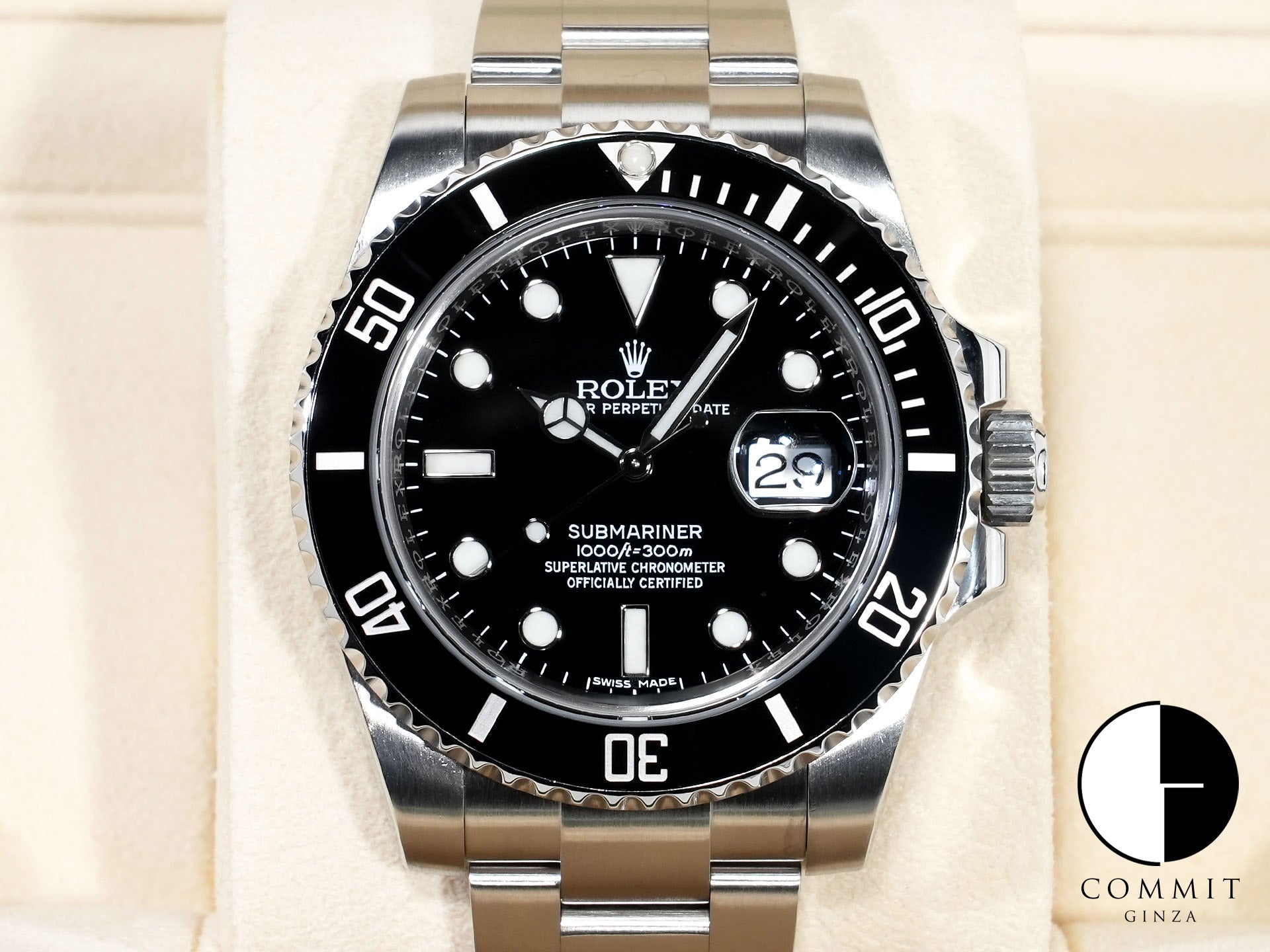 ロレックス サブマリーナー デイト Ref.116610LN ステンレススチール ブラック文字盤 美品 cmdj62zb