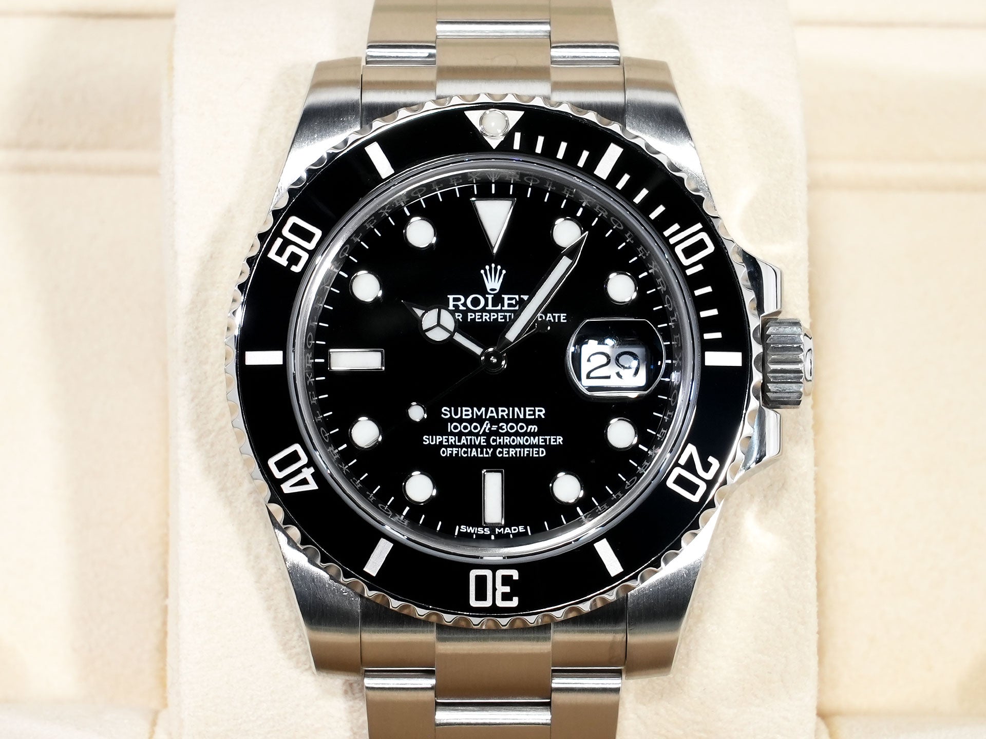 ロレックス サブマリーナー デイト Ref.116610LN ステンレススチール ブラック文字盤 美品 cmdj62zb